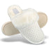 Faux Fur Mule Slipper - Black